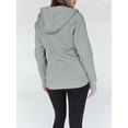 thumbnail image 3 of Womens Zip Up Hoodies Fleece Jackets Oversized Sweatshirts Fall Fashion Outfits Sweaters Winter Clothes Bean Green L, 3 of 8