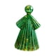 thumbnail image 1 of Adorno de ángel de cristal para escritorio, estatua de ángel luminosa creativa de Navidad en miniatura para mesa, estante, gabinete, decoración del Verde, 1 of 9