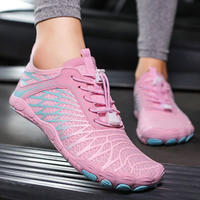 Zapatos de buceo transpirables para caminar en el lago (rosa 40) Likrtyny Tenis De Mujer Tenis De Hombre