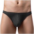 thumbnail image 2 of Odeerbi Mens Lace Pouch Underwear Jockstrap Underwear Valentine's Day 2025 Casual Fashion Solid Sexy Underwear Thong Buttock Lift Breathable Briefs Black, 2 of 4