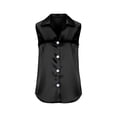 thumbnail image 5 of AUNVITO Women's Sleeveless Shirt Casual Business Blouse Lightweight and Breathable, 5 of 7