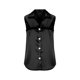 thumbnail image 5 of TaTaai Women's Sleeveless Satin Blouse Lapel Collar Business Casual Top Lightweight Sheen Fabric Office Formal Shirt Gift, 5 of 7