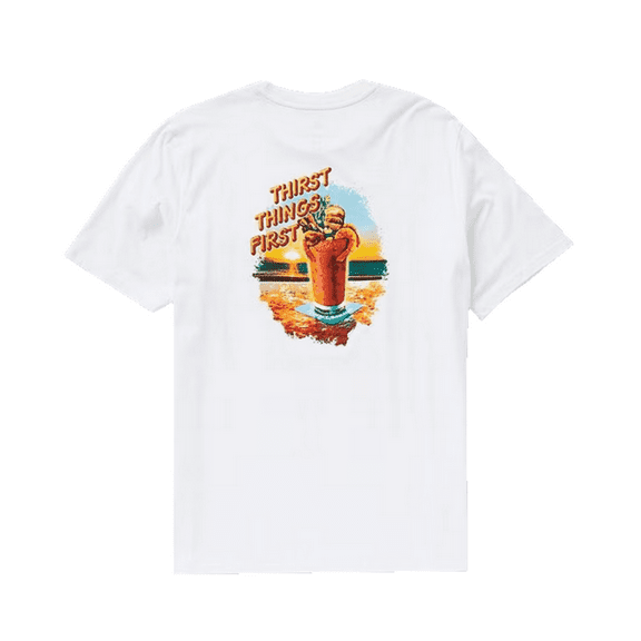 $54.50 Tommy Bahama Men's, Thirst Things First Short-Sleeve T-Shirt, White, L