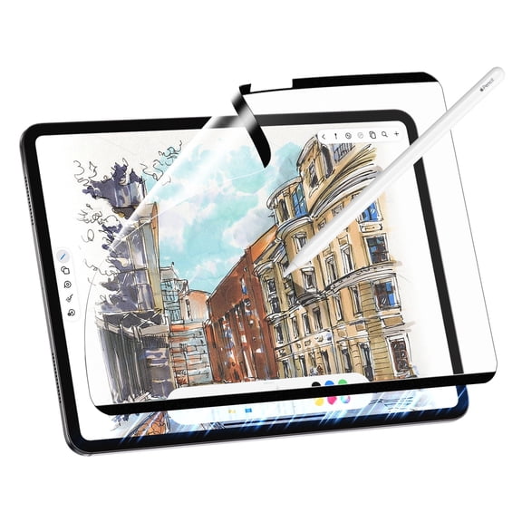 Protescreen Removable Paper-Feel Screen Protector for iPad 10.2 (7th/8th/9th Gen), Paper Texture Film, Bubble Free, Anti-Glare & Anti-Blue Light