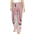 thumbnail image 2 of Picia High Heel Shoes Butterfly Womens Soft Woven Cotton Elastic Waistband Sleep Pajama Pant Lounge Sleep Pant With Pockets And Drawstring-Small, 2 of 9