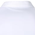 thumbnail image 5 of HAPIMO Slim Business Cotton Lined Shirts for Men Activewear Casual Workout Summer Holiday Fashion Tees Solid Color Teens Tops Short Sleeve Quarter Button White S, 5 of 9