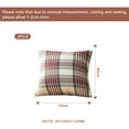 thumbnail image 2 of Plaid Throw Pillow Case Throw Pillow Farmer's Delight Square Pillow case Halloween fall home decoration - Red and white, 2 of 5