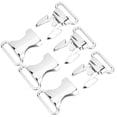 thumbnail image 3 of 3-Pack Metal Umbrella Rope Fixing Buckle for Hiking Backpack Belts - Outdoor Accessories, 3 of 8