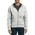 thumbnail image 2 of Dickies Men's TW382 Thermal Knit Lined Front Pocket Fleece Zip Up Hoodie Black 3XL, 2 of 2