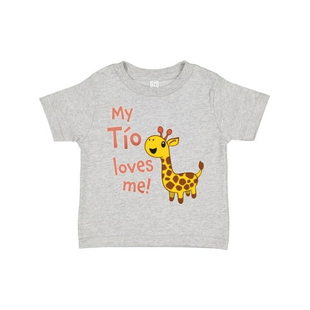 

Inktastic My Tío Loves Me- Cute Giraffe Gift Toddler Boy or Toddler Girl T-Shirt