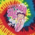 thumbnail image 4 of Wild Bobby Shore Surfer Betty Boop Betty Boop Tie-Dye T-Shirt, Reactive Rainbow, Medium, 4 of 4