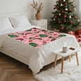 thumbnail image 6 of Hometravel Christmas Themed Blanket, 100x75cm Sofa Throw with Holiday Patterns, Festive Home Decor for Living Room, Bed, Seasonal Comfort and Warmth, 6 of 6