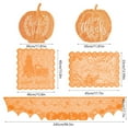 thumbnail image 3 of CREATITOY 5 Pcs Thanksgiving Fall Harvest Table Runners Lace Tablecloth Golden Maple Leaf Autumn Dining Table Decor for Thanksgiving Home Party Autumn Harvest Festival Decorations, 3 of 6