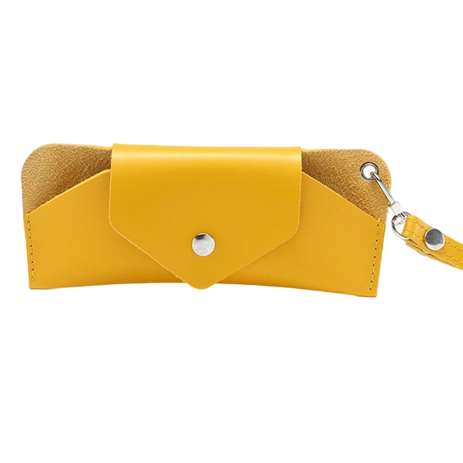 Glasses Case Holder Eyewear Sleeve Fashion Lightweight PU Leather