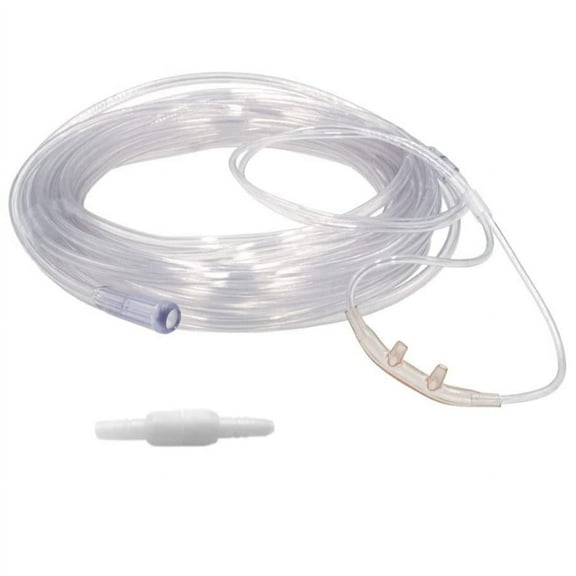 2pk 50Ft Salter-Style Soft Adult Oxygen Cannula with Swivel Connectors