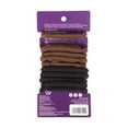 thumbnail image 5 of Goody Forever Elastics, Made for All Hair Types, Ponytail Holders, Black Brown, 10 Ct, 5 of 6