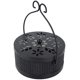 thumbnail image 1 of Portabobinas para mosquitos con asa, bobina de metal redonda Caja para quemar incienso Portacenizas para acampar en casa, 5.9 X 3.1 pulgadas (negro). Afortunado Sencillez, 1 of 5