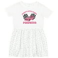 thumbnail image 3 of Inktastic Mommy's Racing Princess Pink Race Car Girls Toddler Dress, 3 of 5
