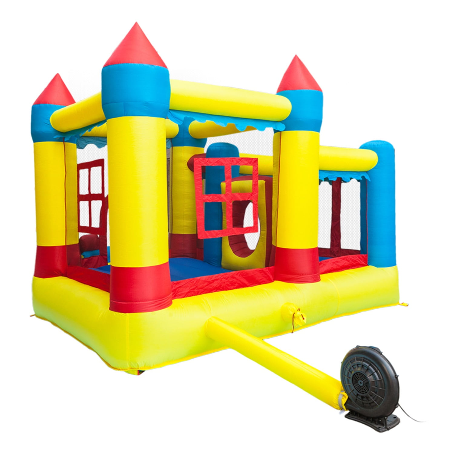 Bounce House for Outdoor and Indoor, Inflatable Jumping Castle with Slide, Blow-Up Jump Bouncy Castle for Kids Bounce House for Outdoor and Indoor, Inflatable Jumping Castle with Slide, Blow-Up Jump Bouncy Castle for Kids