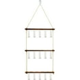 thumbnail image 1 of Planter Terrarium Suspendu avec Support de Jardinière en Bois, 1 of 8