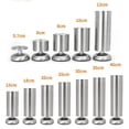 thumbnail image 1 of Patas de acero inoxidable para muebles, patas ajustables para sofá, patas para gabinetes, mesas, barras de repuesto resistentes, soporte para encimeras, 1 of 5