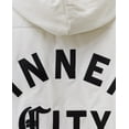 thumbnail image 5 of Honor The Gift Men's Chainstitch Embroidered Inner City Insulated Puff Hoodie (Medium, White), 5 of 6