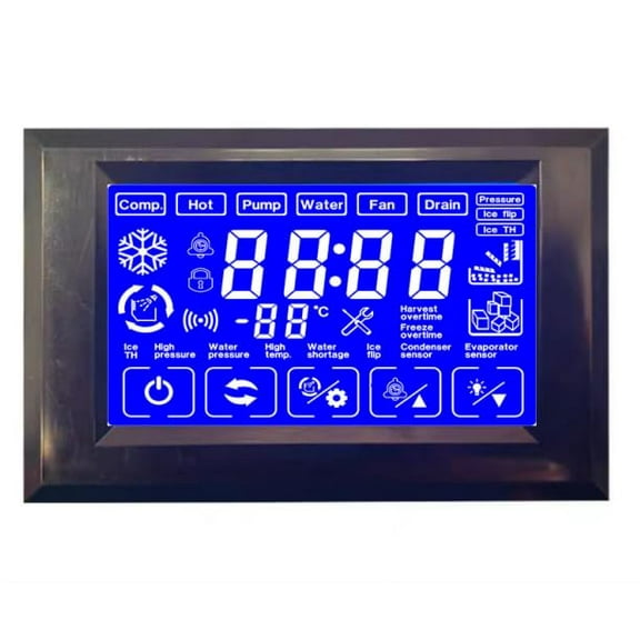 Ice Maker Machine OEM LCD Touch Screen Display, for Repair Replacement Your Commercial ice Maker, for Vevor,Cotlin，Coolski ice Makers