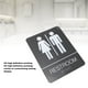 thumbnail image 4 of Letrero de Baño Braille ANGGREK Acero Inoxidable 20 x 15 cm, 4 of 7