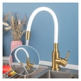 thumbnail image 4 of Stainless Steel Kitchen Faucet, Kitchen Sink Faucet Hot Cold Water Sink Mixer Tap, Colorful Hose Tap Crane ,Versatile Features, 4 of 7
