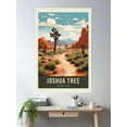 thumbnail image 2 of Joshua Tree National Park Mid Century Modern Art Poster Wall Art, Modern Wall Decor For Living Room Bedroom, 24x36 UNFRAMED, 2 of 3