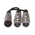thumbnail image 3 of Cable en Y Hosa YXF-101.5 XLR macho a doble XLR hembra de 45 cm, 3 of 6