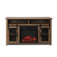 ENSTVER Fireplace TV Stand for TVs up to 55", Electric Fireplace