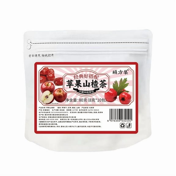 Apple Hawthorn Berry Tea Blend Herbal Tea 30 Teabags