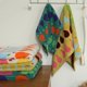 thumbnail image 2 of Bath Towels - Cotton, 3-Pack,Towels for Bathroom 13.4 x 29 Inches Extra Large Bath Towels,Green+Yellow+Beige, 2 of 5