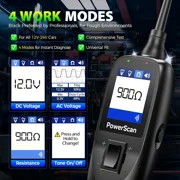 Autel PowerScan PS100 Power Circuit Probe Kit, 2026 Advanced Electrical Wire Tracer Circuit Relay Tester, Breaker Short Finder Tool, Activate Component Check Ground, Read AC DC Resistance, 40ft Cable