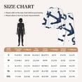 thumbnail image 4 of Lsque Navy Blue Anchor Pattern Long Sleeve Pajama Set for Women - Soft 2-Piece Sleepwear and Loungewear Set with Pockets, Comfy Nightwear-XX-Large, 4 of 7