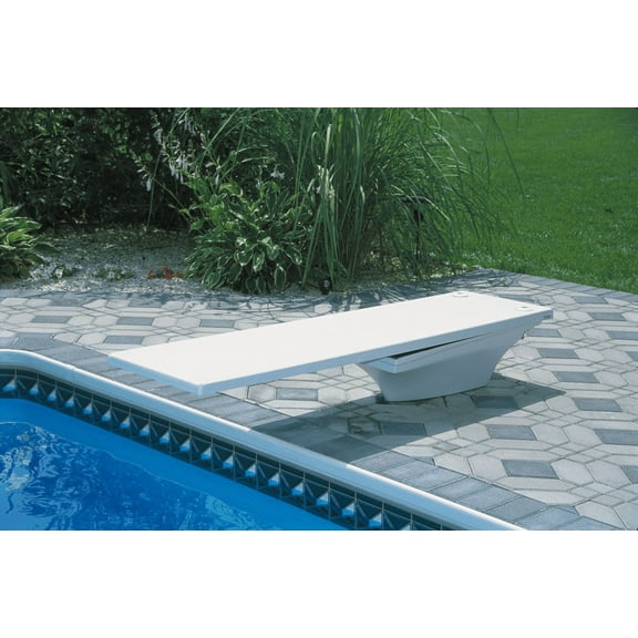 S.R.Smith 68-209-268S2-1 8' Fibre-Dive Diving Board with Flyte-Deck II For Pool