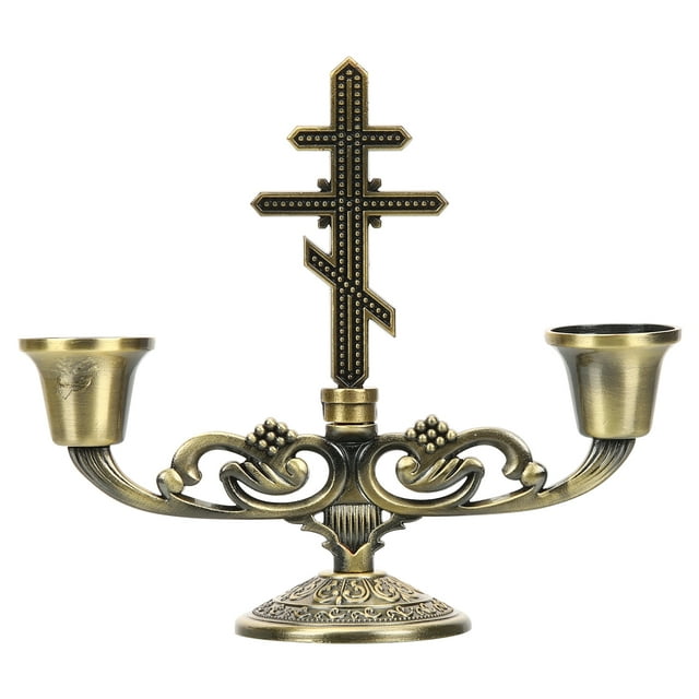 European Style Candle Holder Vintage Table Candle Holder Candle Pillar Metal Candlestick