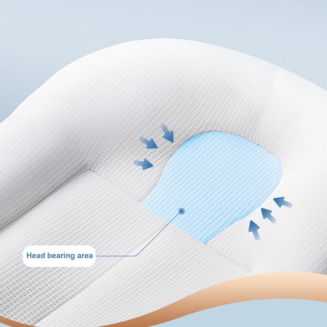 Cama para bebé recién nacido, transpirable, nido antisusto, portátil, cómoda, para descansar