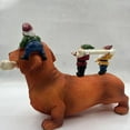 thumbnail image 5 of Moocorvic Funny Dachshund Gnome Statue, Resin Christmas Garden Decor Indoor/Outdoor Garden Dog Gnome Sculpture for Patio, Yard or Lawn, 5 of 6