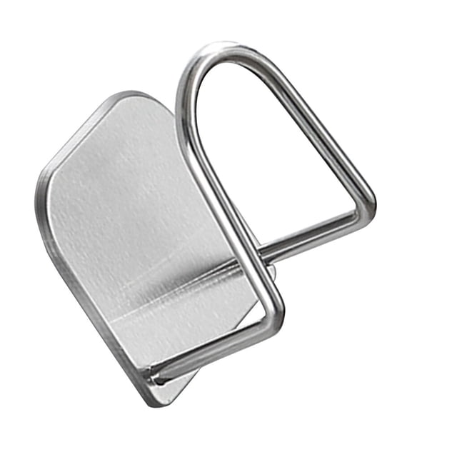Bewildely Estante de almacenamiento de cocina Soporte organizador de soporte de acero inoxidable montado en la pared Almacenamiento y organización del hogar Lijado con rejilla de esponja