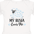 thumbnail image 4 of Inktastic My Busia Loves Me Baby Lamb Boys or Girls Long Sleeve Baby Bodysuit, 4 of 5