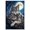Unframe-style, variant on Mother and Cub Wolf Wall Art Full Moon Night Forest Wildlife Decor Poster