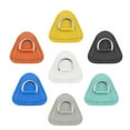 thumbnail image 3 of AOOOWER 5Pcs Multi Colors D Ring Pad PVC Patches PVC Patch with Stainless Steel D-Ring for Dinghys Kayak Surfboard Paddle Board, 3 of 15