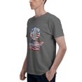 thumbnail image 4 of Copa America Usa 2024 Mode T-Shirt Basique à Manches Courtes pour Hommes Gris Foncé X-Grand, 4 of 5