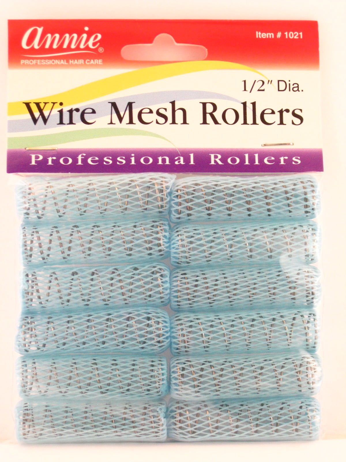 Annie 1/2" Wire Mesh Hair Rollers 12 Pcs.