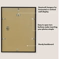 thumbnail image 4 of Americanflat 14x18 Picture Frame with Polished Plexiglass with 5x7 Mat Display Photo Streamline Thin - Black, 4 of 8