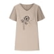 thumbnail image 3 of Camisetas de Cuello en V Mujeres Impresas Manga Corta Camiseta Casual, Ligera Y Básica de las Mujeres Camisetas Casuales, 3 of 4