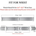 thumbnail image 2 of REQO for Fitbit Versa 4/Sense 2 Solid Stainless Steel Wrist Band with Watch Case,for Versa 3/Sense Metal Replacement Straps and Screen Protection Case for Women Men, 2 of 6