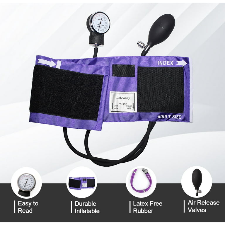 LotFancy Manual Blood Pressure Cuff, Aneroid